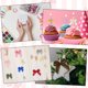 thumbnail image 5 of Mini Lazo de Cinta con Borde Metálico de 22x23mm para Manualidades, DIY, Lazos para el Cabello, Decoración de Bodas y Navidad, (Paquete de 100), 5 of 5