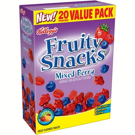 Kelloggs Kelloggs Fruity Snacks, 20 ea - Walmart.com
