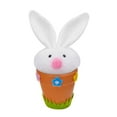 thumbnail image 1 of Easter Bunny Ceramic Flower Pot Desktop Ornament Spring Home Tabletop Farmhouse Garden Decorative, 1 of 9