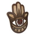 thumbnail image 5 of Hand of Fatima Hamsa Palm with Evil Eye Amulet of Protection MDF Wood Wall Decor, 5 of 8