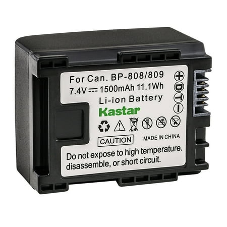 Kastar 1-Pack BP-809 Battery 7.4V 1500mAh Replacement for Canon VIXIA HF G30 HFG30 VIXIA HF M30 HFM30 VIXIA HF M31 HFM31 VIXIA HF M32 HFM32 VIXIA HF M36 HFM36 VIXIA HF M300 HFM300 Camera