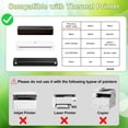 thumbnail image 4 of Thermal Printer Paper 8.5 x 11 Inch, Quick-Dry US Letter Thermal Paper, Compatible with M08F M832 P, 4 of 6