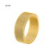 thumbnail image 3 of Sonducket Anillo Unisex Acero Anillo Mujer Hombre Malla Anillo Universal Múltiples Tamaño Mano Pareja Joyería, Blanco, Talla 17 Ropa, zapatos y accesorios Miscelánea Oro diecinueve Sonducket AP000808-13, 3 of 6