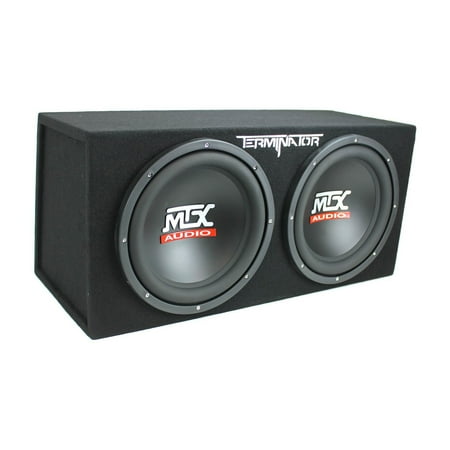 - MTX TNE212D 12-Inch 1200-Watt Car Audio Dual Loaded Subwoofer Box Enclosure