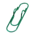 thumbnail image 2 of ZZkhGO Multi-Purpose Metal Pen Clip, Notebook Pen Stand Office Stationery Accessory, Portable Paperclip Multi Functional Pen Buckle for Desk Organizer, Green, 2 of 6