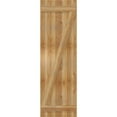 thumbnail image 5 of 21 1/2"W X 69"H Timbercraft Four 5 3/8" Boards Joined Board-N-Batten Shutters W/Z-Bar, Rough Sawn Western Red Cedar (Per Pair), 5 of 13