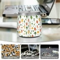 thumbnail image 6 of Yayeee Ashtray with Lid for Cigarette Smokeless Stainless Steel Home Ash Holder, Green Cute Vegetables, 6 of 7