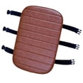 thumbnail image 3 of Cómodo cojín para asiento trasero de bicicleta con esponja de látex gruesa y tres correas de seguridad Marrón, 3 of 9