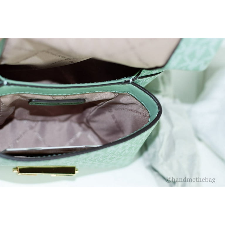 Michael Kors Cece Small Sea Green Signature PVC Convertible Michael Kors Cece Small Sea Green Signature PVC Convertible