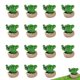 thumbnail image 1 of 20 piezas mini simulación de cactus, micro decoración, musgo, maceta de flores suculentas, accesorios, decoración de pasteles, decoración de mesa, 1 of 5