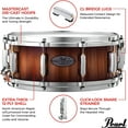 thumbnail image 2 of Pearl Brian Frasier Moore Signature Snare Drum 14 x 5.5 in., 2 of 4
