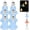 Blue x6, variant on Solar Tulip Outdoor String Lights, Waterproof Solar Outdoor String Hanging Lights, LED Tulip Garden Decorative Lights, Flower Light for Patio, Backyard, Fence, Balcony, Yard (Mix 9)
