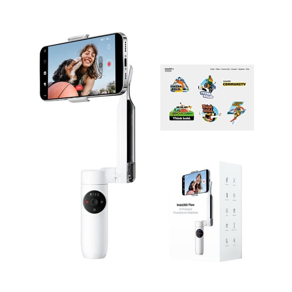 Estabilizador de cardán Insta360 Flow alimentado por IA para teléfonos inteligentes