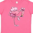 thumbnail image 4 of Inktastic Flamingo Ballerina in Tutu and Ballet Toe Shoes Boys or Girls Toddler T-Shirt, 4 of 5