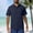 Navy, variant on Daiosportswear Men'S Fishing Shirts Short Sleeve Button Up Hiking Shirt Cooling Quick Dry Breathable Travel Camping T-Shirt Army Green XXL(XXL)