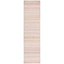 SAFAVIEH Kilim Luka Striped Runner Rug, Light Pink, 2'3" x 9'