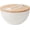 Matte White, variant on 11.3 Inch Extra Large Matte Black Bamboo Fiber Salad Bowl with Wooden Lid and Serving Spoon and Fork, 6.5 Quart, Dishwasher Safe