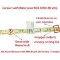 thumbnail image 3 of nipocaio Rgb 5050 Led Strip Connector 4 Pin For 10mm Wide Smd 5050 Rgb Led Strip(10pcs), 3 of 5