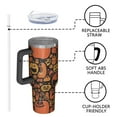thumbnail image 4 of Halloween Crazy Pumpkins Pattern Tumbler with Handle and Lid,40oz Double Wall Vacuum Insulated Tumbler,Cups Gift for Women and Men, 4 of 7