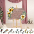 thumbnail image 7 of Artificial Flower Decorations, Wedding Arch Flowers, Simulated Silk Rose Flower Swag with Clips and Zip Ties, Multicolor Lifelike Floral Arrangement for Party and Ceremony, 7 of 7
