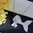 thumbnail image 2 of Cute Cat Pendant Necklace Stainless Steel Kitten Animal Chain Fashion Pet Jewelry Gift for Friends Lover Family Choker, 2 of 4