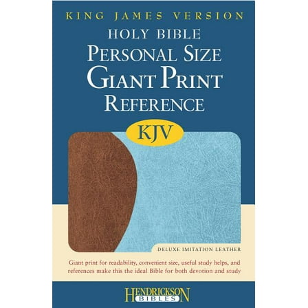 KJV Personal Size Giant Print Reference Bible