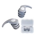 thumbnail image 4 of Bouchons d'Oreilles Antibruit en Silicone Réutilisables Protection Auditive Confortable pour Dormir en Nageant Plus Protection Auditive Bouchons d'Oreilles, 4 of 8