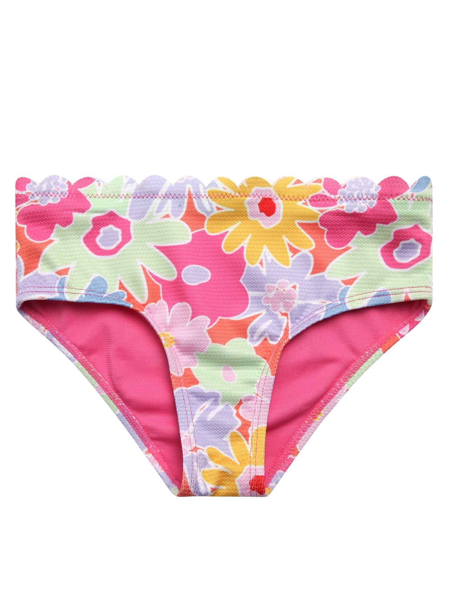 Jessica Simpson Girls' Two-piece Asymmetrical Bikini Swimsuit, Sizes 4-16
