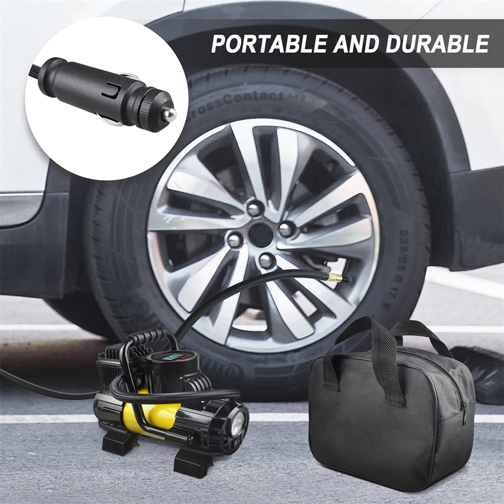 Ablegrid 12VDC Portable 150 PSI 1-Stage Air Compressor Pump