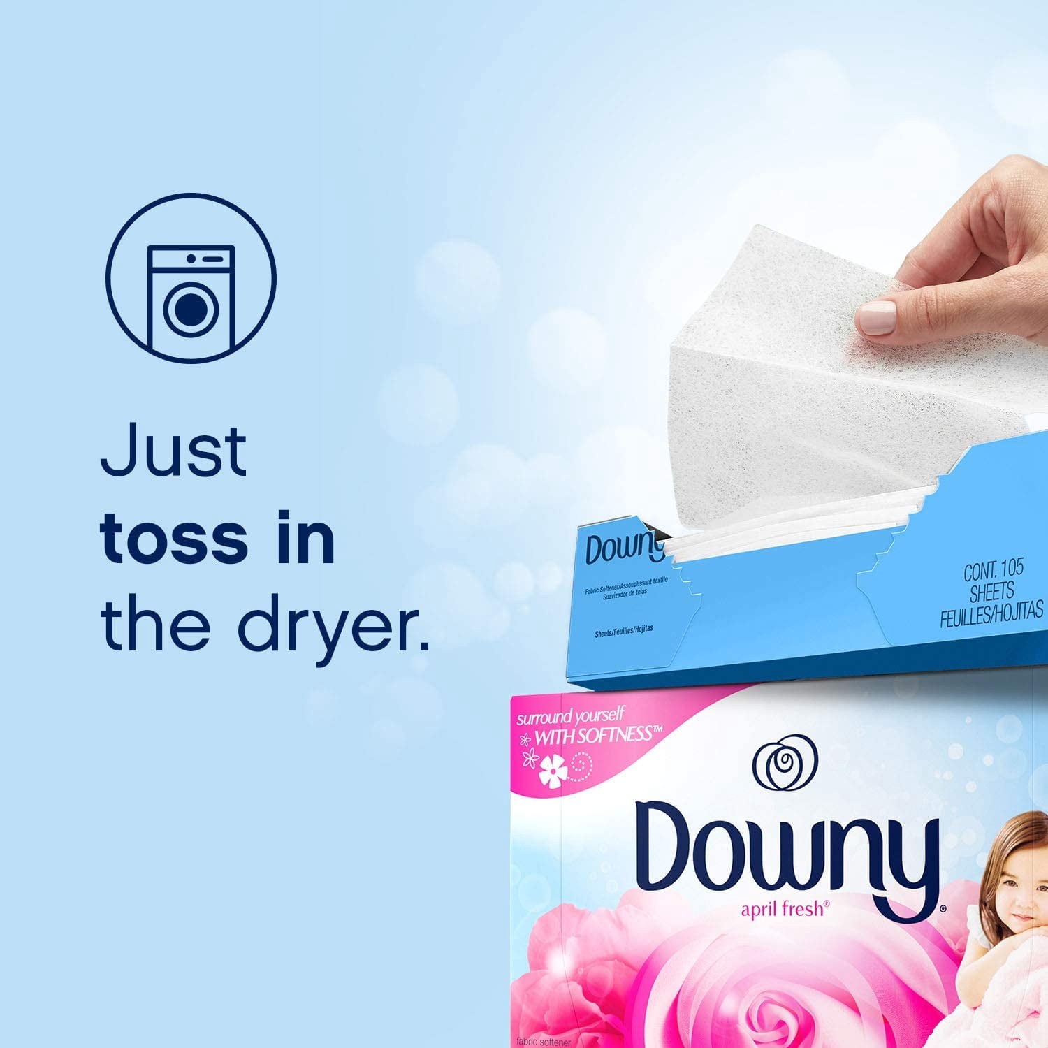 Fabric Softener Dryer Sheets, April Fresh, 240 Count