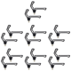 thumbnail image 1 of 2 Uds M3/8 Pinza para Caña Pescar Carpa Soporte (), 1 of 2