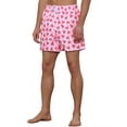 thumbnail image 4 of Unique Bargains Men's Fruit Pattern Lightweight Beach Pool Summer Board Shorts Pink 28, 4 of 5