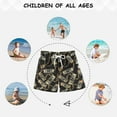 thumbnail image 6 of joogoo Boys Swim Trunks One Hundred Dollar Bills with Chain Beach Board Shorts Drawstring Swimsuit S, 6 of 6