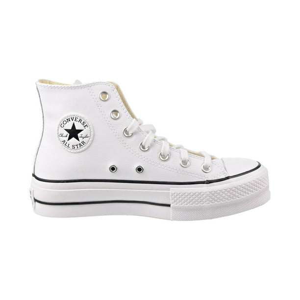 Converse - Women's Converse Chuck Taylor All Star Leather Lift Hi Top ...