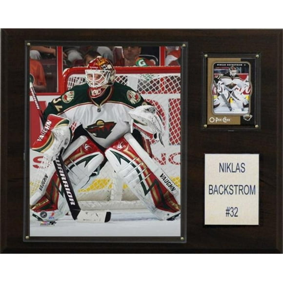 C & I Collectables 1215NBACKST NHL Niklas Backstrom Minnesota Wild Plaque de Lecteur