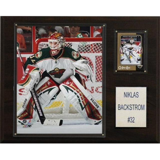 C & I Collectables 1215NBACKST NHL Niklas Backstrom Minnesota Wild Plaque de Lecteur