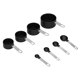 thumbnail image 4 of Juego de 8 cucharas medidoras Nikou Acero inoxidable con mango, 4 of 15