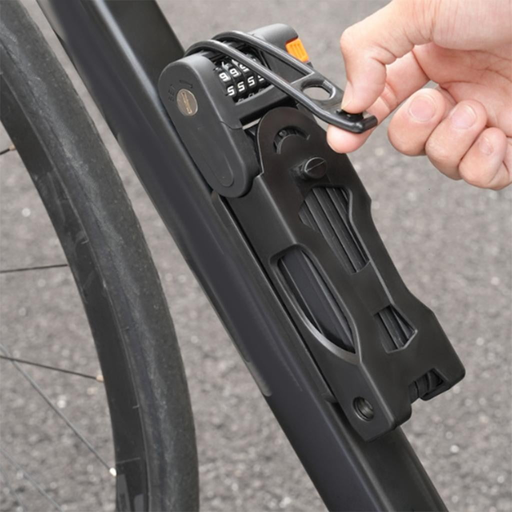 CEORPER Portables Waterproofed Bike Folded Lock Heavy Type Security Combination Lock