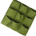 thumbnail image 3 of Vertical Planter Multi Pockets Wall Plant Growing Bag Indoor Outdoor Herbs Hanging Growing Pot, 3 of 5
