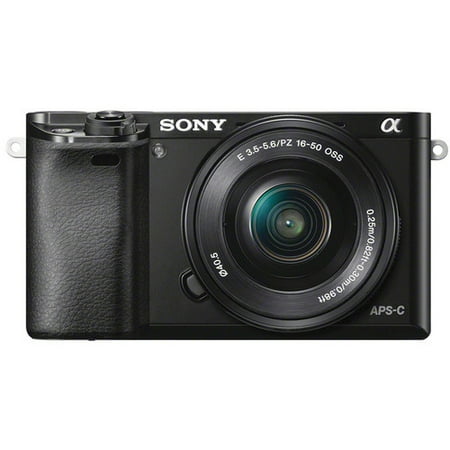 Sony Alpha a6000 Mirrorless Interchangeable-lens Camera w/ 16-50mm lens - (Sony A6000 Best Price)