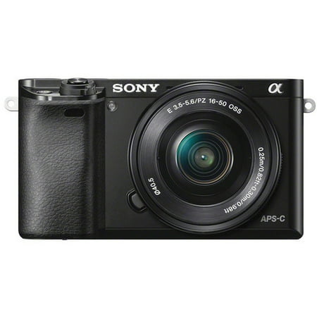 Sony Alpha a6000 Mirrorless Interchangeable-lens Camera w/ 16-50mm lens - (Best Mirrorless Camera For Black And White Photography)