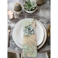thumbnail image 2 of Vintage Map Cloth Napkins Set of 4 Reusable Dinner Napkins, Western Retro Art Maps Cocktail Napkin Washable Table Napkins for Wedding/Holiday Party/Baby Shower 20"x20", 2 of 7