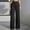 Black, variant on Women's Corduroy Pants with Pockets, High Waisted Straight Leg Trousers, Elastic Back Waist Loose Fit Casual Bottoms for Fall Winter