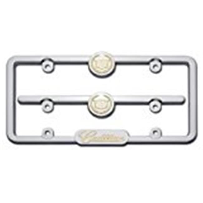 Chrome Metal Frog Custom License Plate Tag Frame for Auto-Car-Truck-SUV