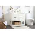 thumbnail image 2 of 36 inch single bathroom vanity in white, 2 of 8
