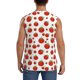 thumbnail image 4 of Fotbe Hand Drawn Tomatoes Men's Camiseta sin Mangas Estampada para Hombres, Playera Casual para Gimnasio, Entrenamiento, Playa-3X-Large, 4 of 7