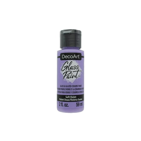 UPC: 0766218125071 | Decoart Glass Paint 2oz Soft Violet