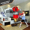 thumbnail image 4 of Kids Boxing Punching Bag Set - 2.6ft Leather Heavy Boxing Bag with Gloves & Bandage for Kids Children Youth Boxing, MMA, Home Gym & Martial Arts Training Equipment (Unfilled), Yellow, 4 of 10