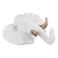 thumbnail image 2 of Resin Animal Shape Hook Wall Mounted Hanging Hook Decorative Hook for Coat Towel Key Painted Gold Elephant, 2 of 5