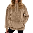 thumbnail image 3 of Letdown Women's Pet Carrier Hoodie with Kangaroo Pouch, Hooded Sweatshirt with Front Pocket for Small Dogs and Cats, 3 of 5